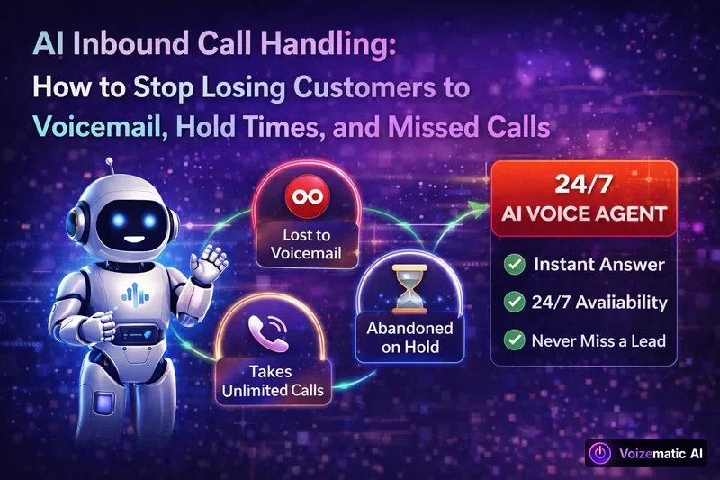 AI Inbound Call Handling: How to Stop Losing Customers to Voicemail, Hold Times, and Missed Calls